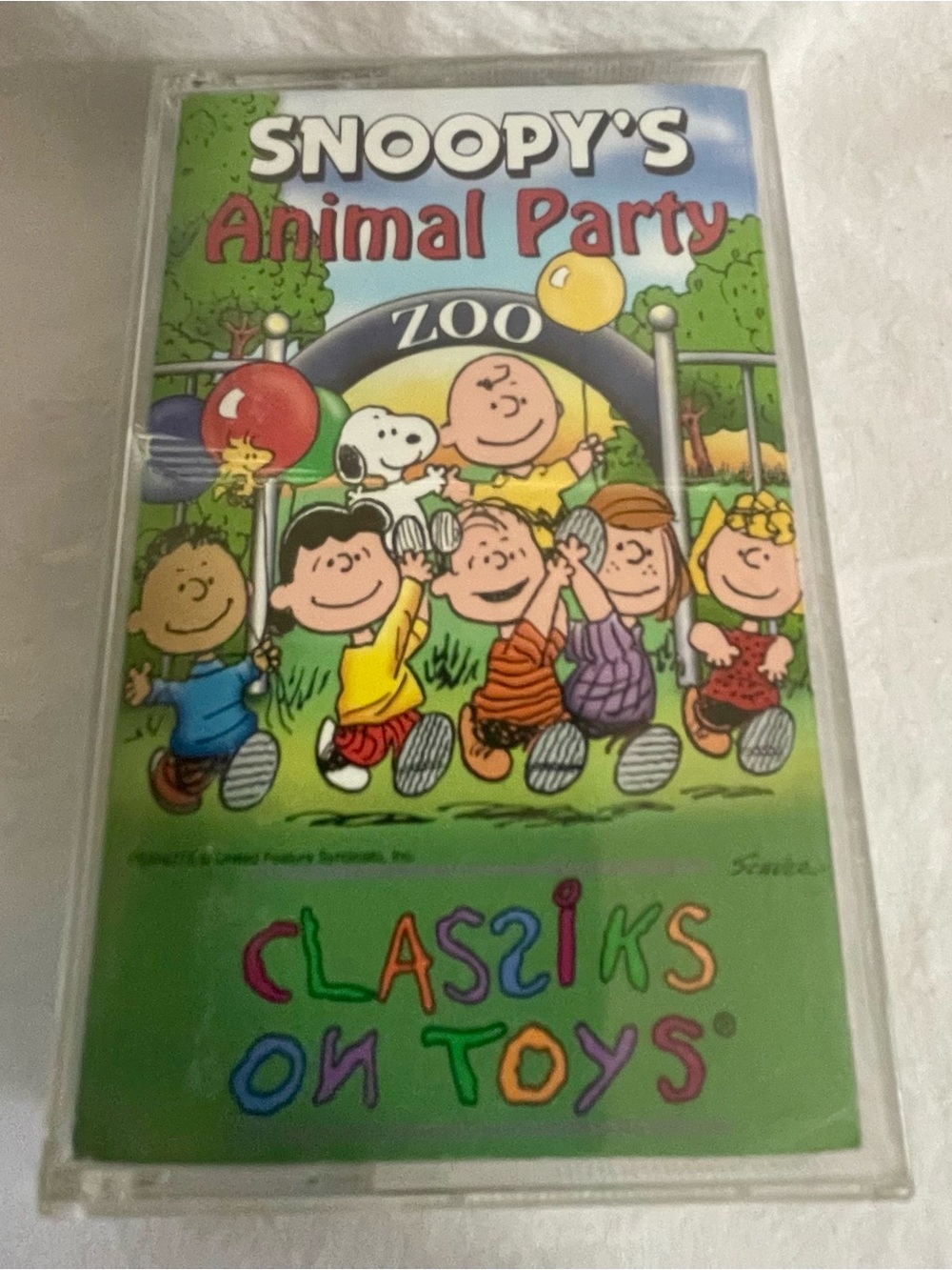 Vintage Peanuts: Snoopy's Animal Party (Zoo) Cassette Tape